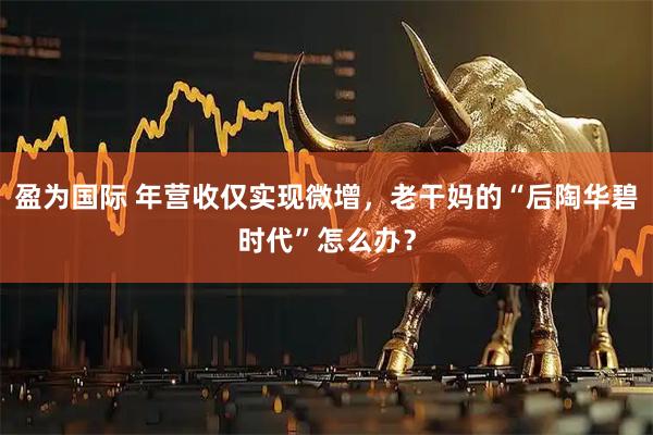 盈为国际 年营收仅实现微增，老干妈的“后陶华碧时代”怎么办？