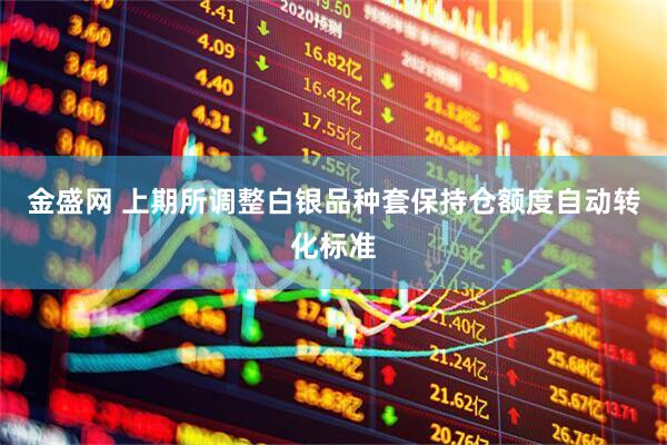 金盛网 上期所调整白银品种套保持仓额度自动转化标准