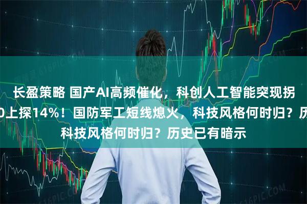 长盈策略 国产AI高频催化,科创人工智能突现拐点,589520上探14%!国防军工短线熄火,科技风格何时归?历史已有暗示
